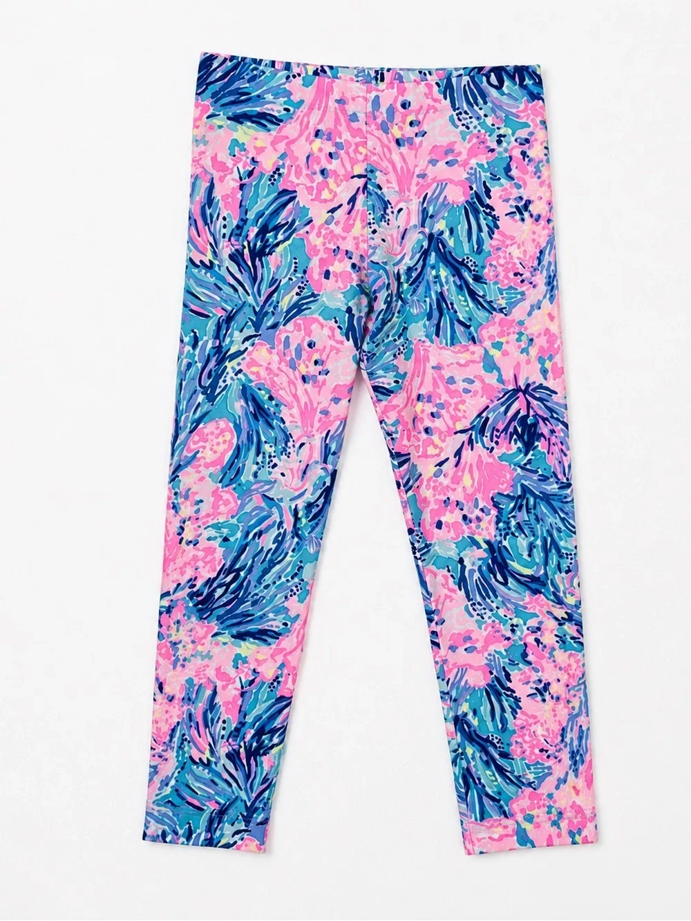 Lilly Pulitzer Coral Bay Maia Leggings – Girls Size XL – Fun & Preppy